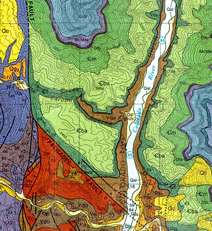 Maps - Veins, the Canyon Village