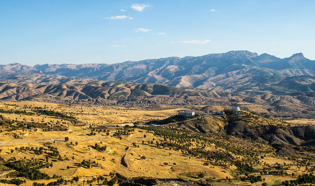 The Mount Cudi range viewed from Sirnak, Turkey