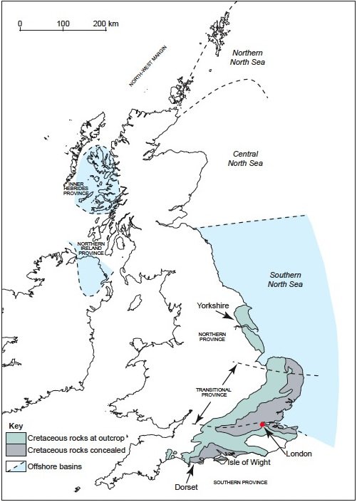 The Chalk Provinces in the United Kingdom and North Sea