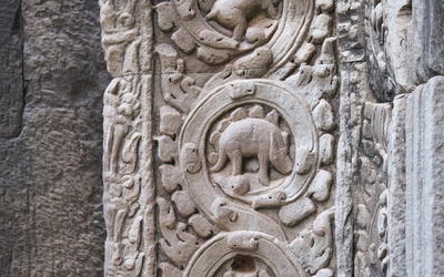 The Stegosaur Engravings at Ta Prohm